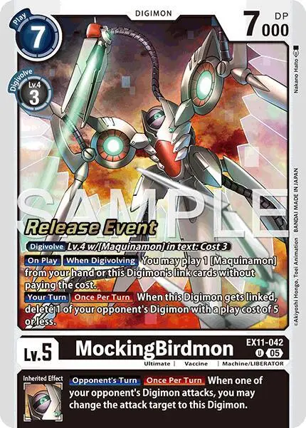 MockingBirdmon card art
