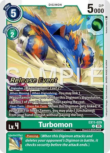 Turbomon card art
