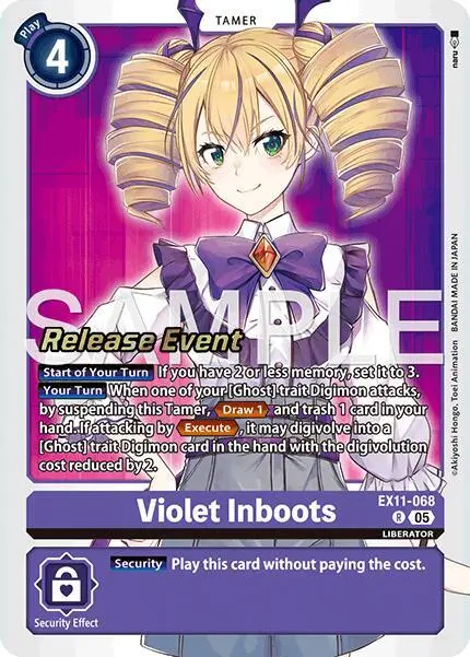 Violet Inboots card art