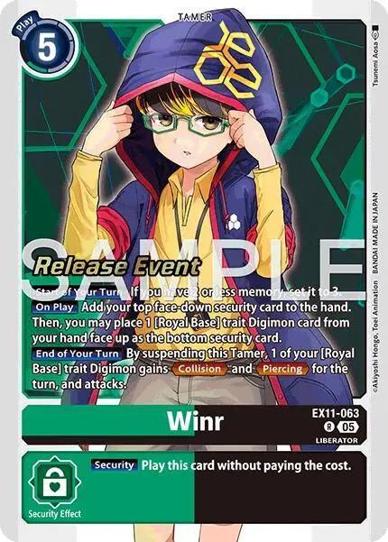 Winr card art