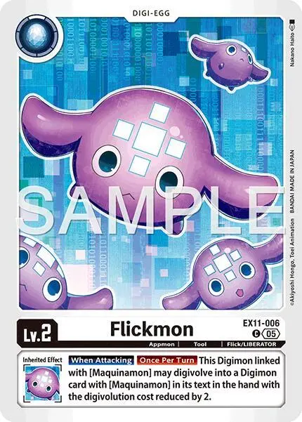 Flickmon card art