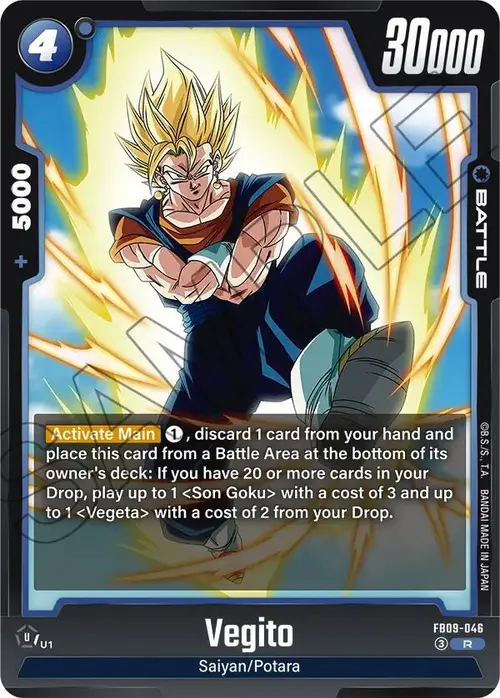 Vegito card art