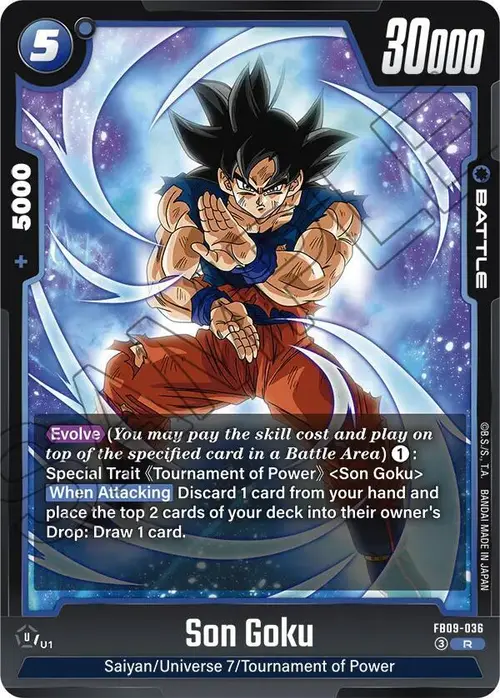 Son Goku card art