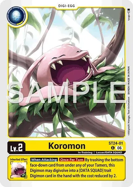 Koromon card art