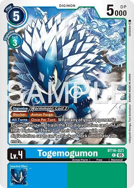 Togemogumon (Reprint) card art