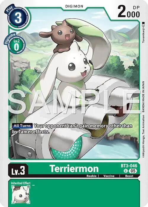 Terriermon (Reprint) card art