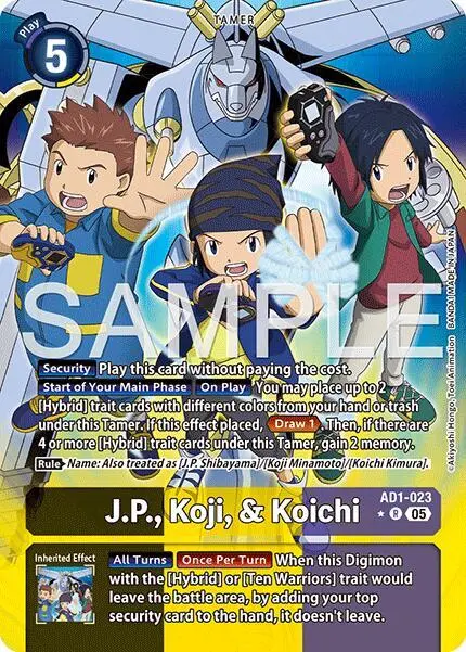 J.P., Koji, & Koichi (Alternate Art) card art