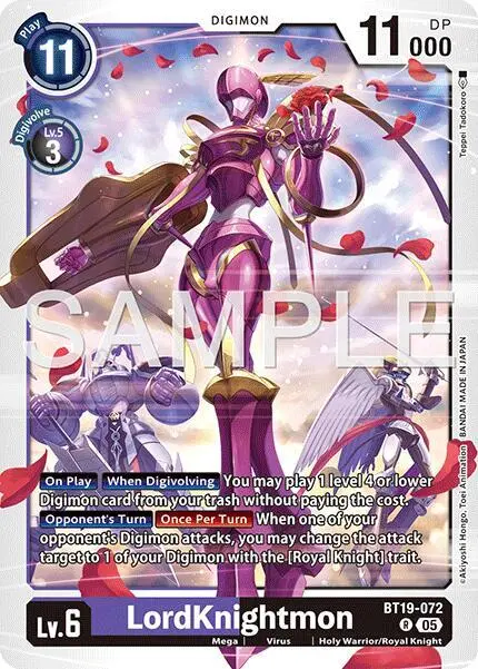 LordKnightmon - BT19-072 (Reprint) card art