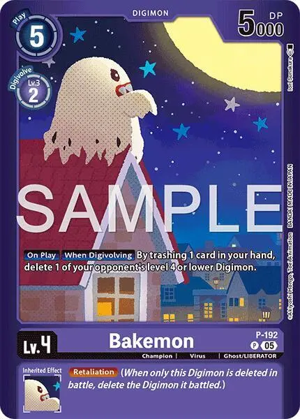 Bakemon card art