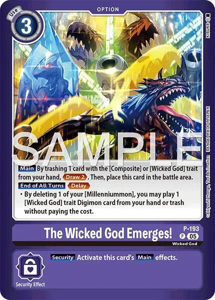 The Wicked God Emerges! card art