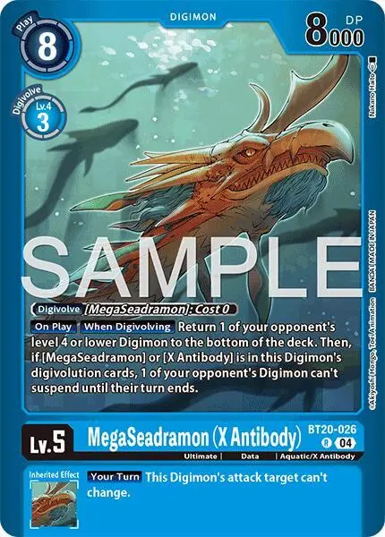 MegaSeadramon (X Antibody) card art