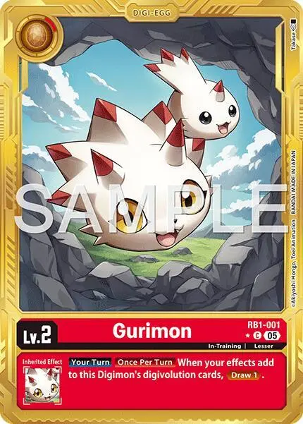 Gurimon (Gold Border) card art
