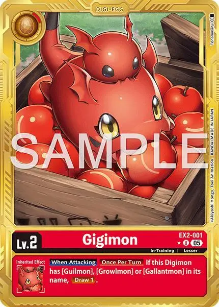 Gigimon (Gold Border) card art