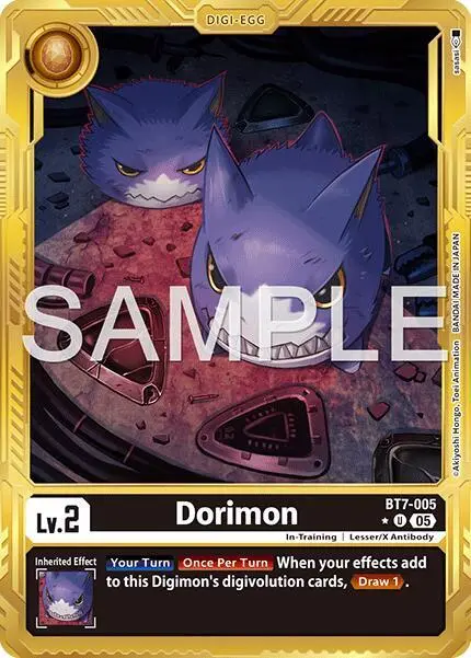 Dorimon (Gold Border) card art