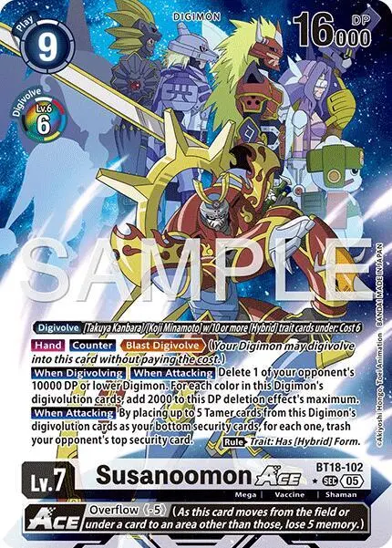 Susanoomon ACE (Alternate Art) card art