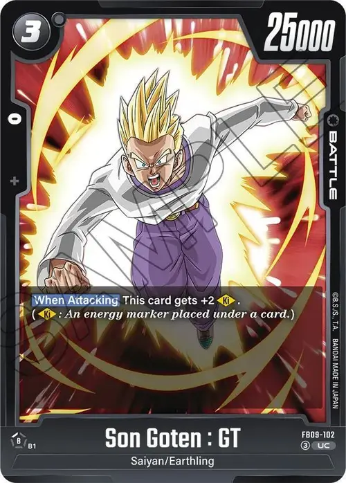 Son Goten : GT card art