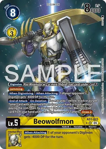 Beowolfmon (Alternate Art) card art
