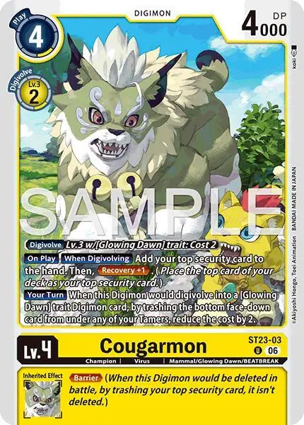 Cougarmon card art