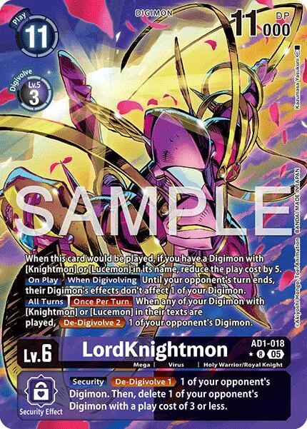 LordKnightmon - AD1-018 (Alternate Art) card art