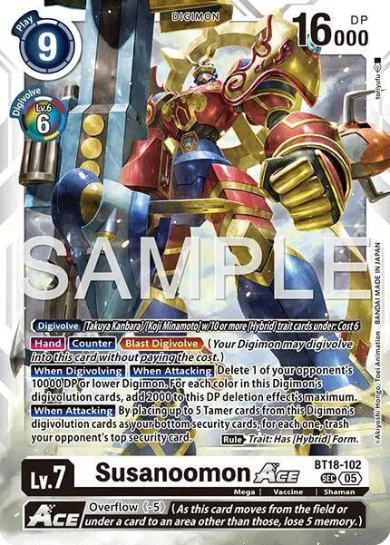 Susanoomon ACE (Reprint) card art