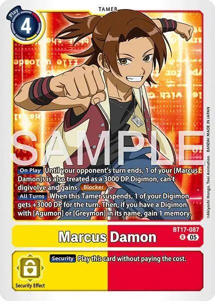 Marcus Damon - BT17-087 (Reprint) card art