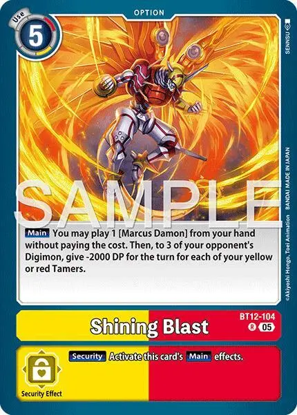 Shining Blast (Reprint) card art