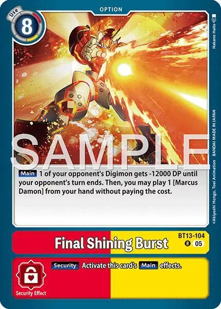 Final Shining Burst (Reprint) card art