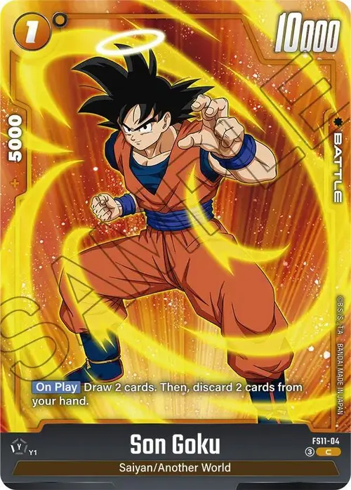 Son Goku card art