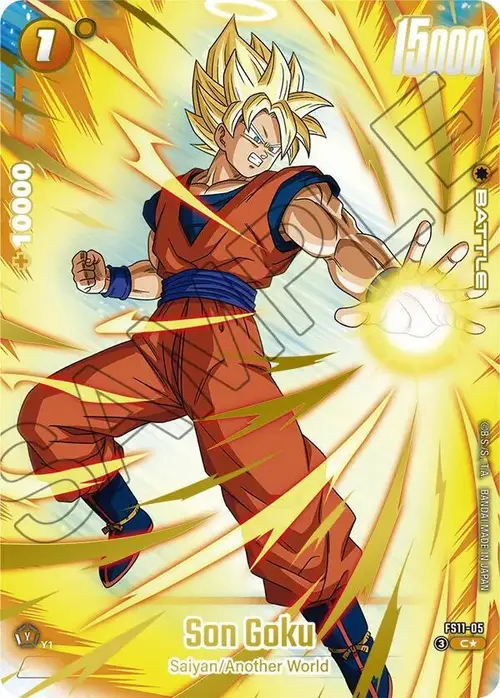 Son Goku (Gold) card art