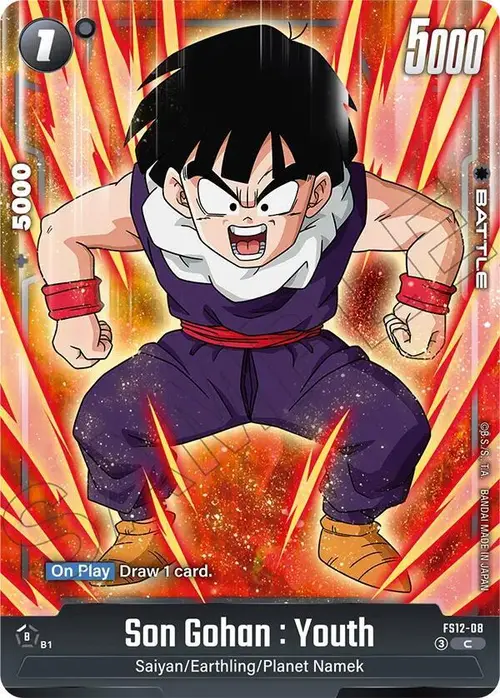 Son Gohan : Youth card art