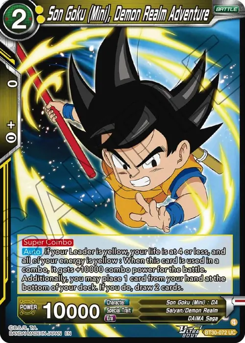Son Goku (Mini), Demon Realm Adventure card art