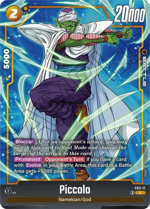 Piccolo card art