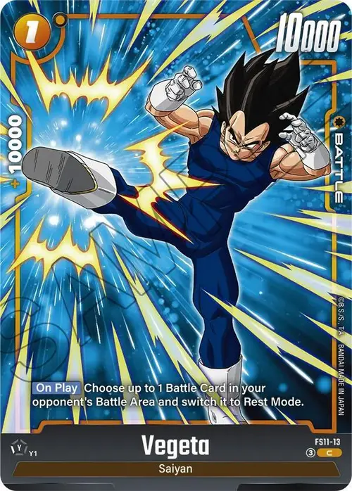 Vegeta card art