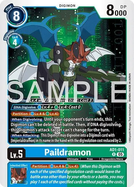 Paildramon - AD1-011 card art