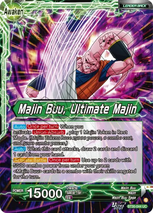Majin Buu // Majin Buu, Ultimate Majin card art