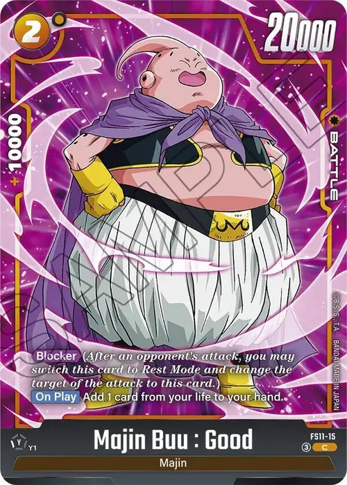 Majin Buu : Good card art