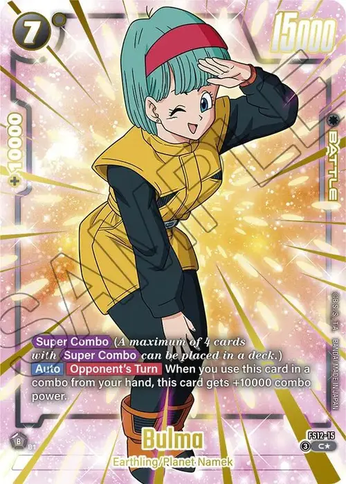 Bulma (Gold) card art