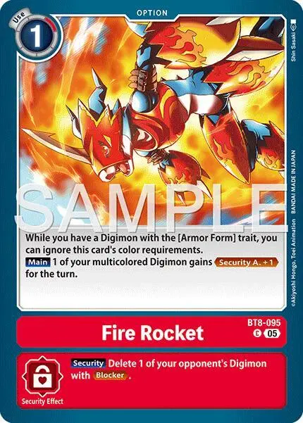 Fire Rocket (Reprint) card art