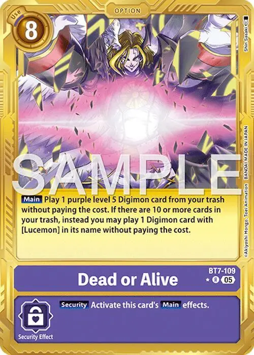 Dead or Alive (Gold Border) card art