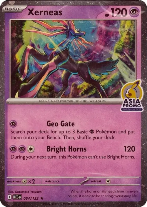 Xerneas (Asia Promo) card art