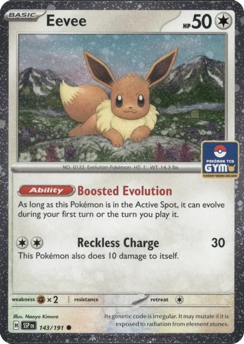 Eevee (Southeast Asia Exclusive) card art