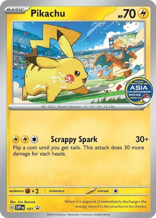 Pikachu (Asia Championship Series 23-24) card art