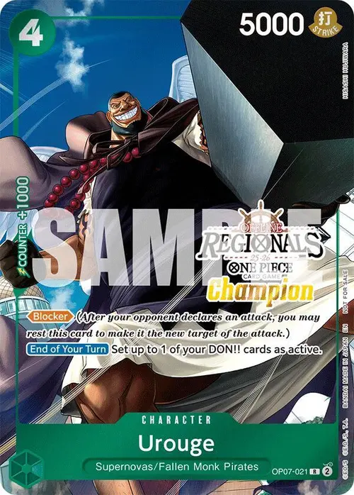 Urouge (Offline Regional Champion Card Set 2025 Vol.1) card art