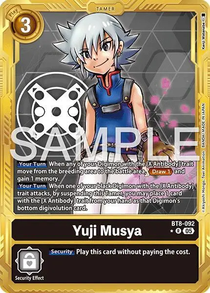 Yuji Musya (Gold Border) card art