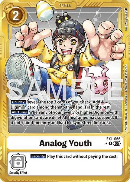 Analog Youth (Gold Border) card art