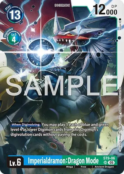 Imperialdramon: Dragon Mode - ST9-06 (Reprint) card art