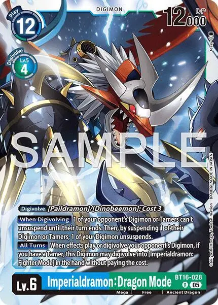 Imperialdramon: Dragon Mode - BT16-028 (Reprint) card art