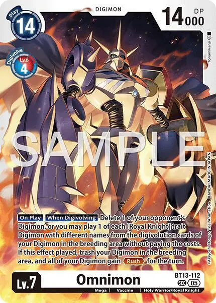 Omnimon - BT13-112 (Reprint) card art