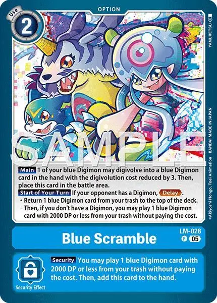 Blue Scramble (Reprint) card art