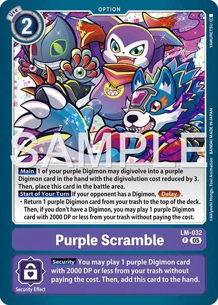 Purple Scramble (Reprint) card art